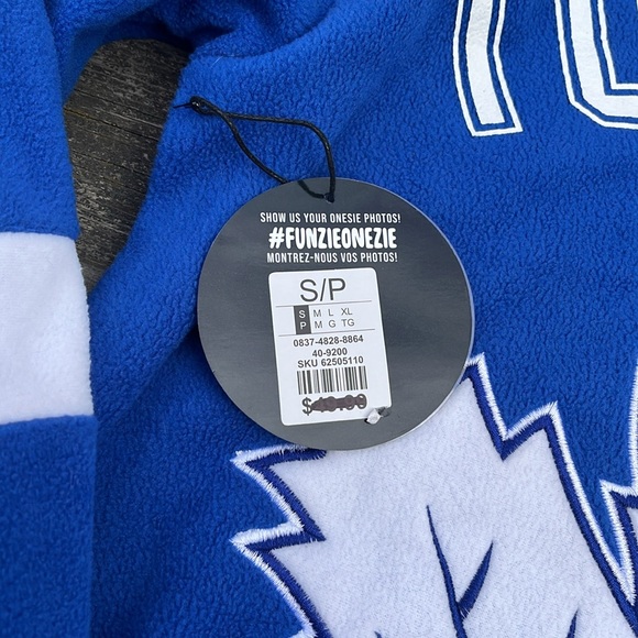 NWT Funzie Onezie Toronto Maple Leafs NHL Onesie - Picture 6 of 9